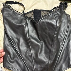 Vintage Black Corset Top
